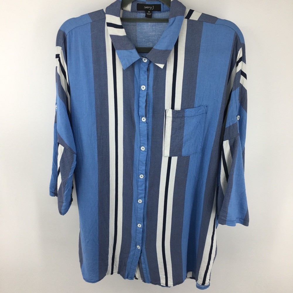 Very J Button Down Shirt